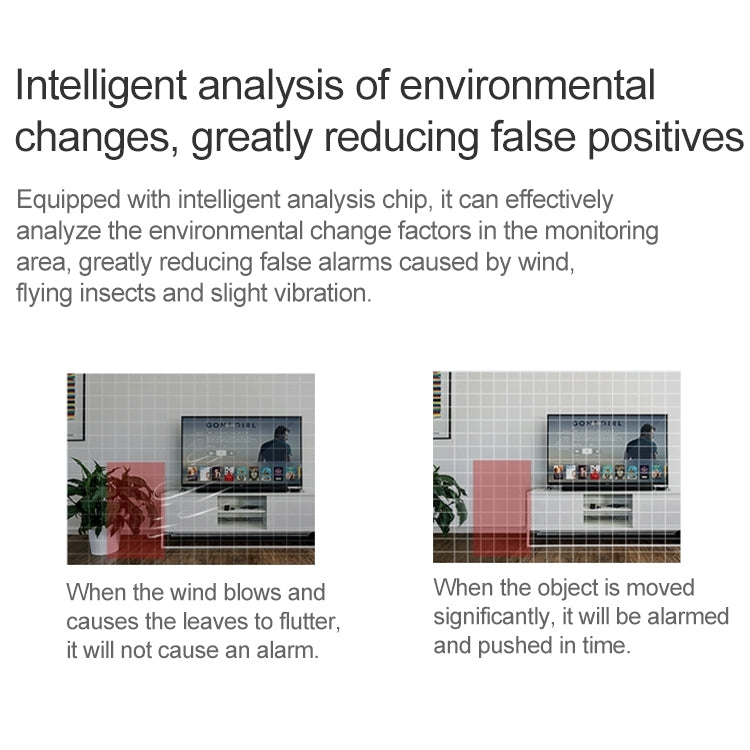 SECTEC IL-HIP291G-2M-AI Black Camera Indoor Home Wireless Wifi Intelligent Automatic Tracking HD Network Surveillance Camera