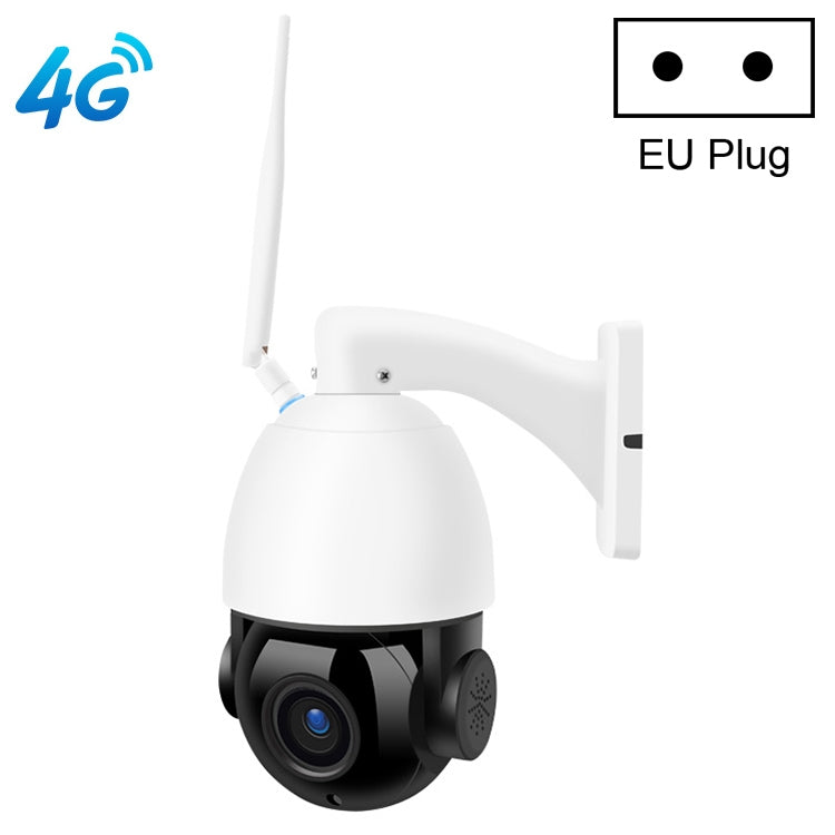 QX5 4G (EU Version) 2.0 Million Pixels 1080P HD 20X Zoom Dome Smart Camera, Support Infrared Night Vision / Motion Detection / Voice Intercom / TF Card, AU Plug