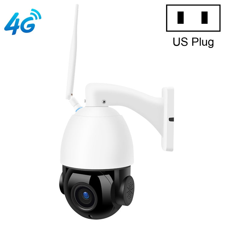 QX5 4G (EU Version) 2.0 Million Pixels 1080P HD 20X Zoom Dome Smart Camera, Support Infrared Night Vision / Motion Detection / Voice Intercom / TF Card, AU Plug