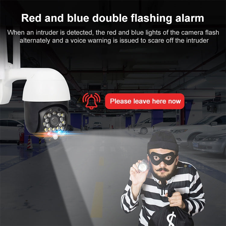 QX27 1080P WiFi High-definition Surveillance Camera Outdoor Dome Camera, Support Night Vision & Two-way Voice & Motion Detection