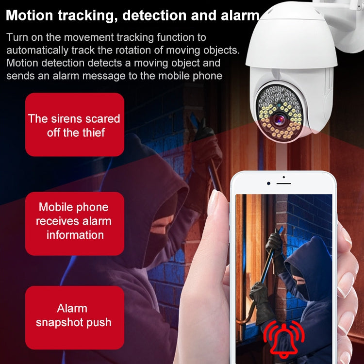 QX38 1080P WiFi High-definition Surveillance Camera Outdoor Dome Camera, Support Night Vision & Two-way Voice & Motion Detection