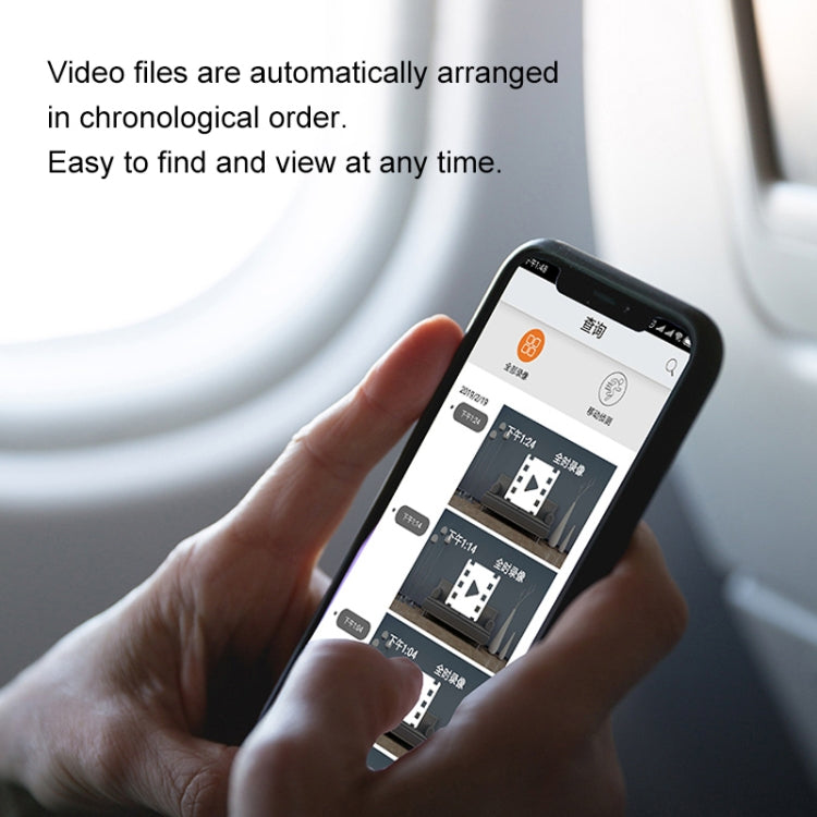 CAMSOY S8 HD 1280 x 720P 140 Degree Wide Angle Wireless WiFi Intelligent Surveillance Camera, Support Photosensitive Automatic Right Vision & Motion Detection & Loop Recording