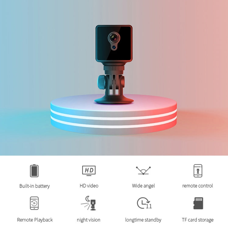 CAMSOY S8 HD 1280 x 720P 140 Degree Wide Angle Wireless WiFi Intelligent Surveillance Camera, Support Photosensitive Automatic Right Vision & Motion Detection & Loop Recording