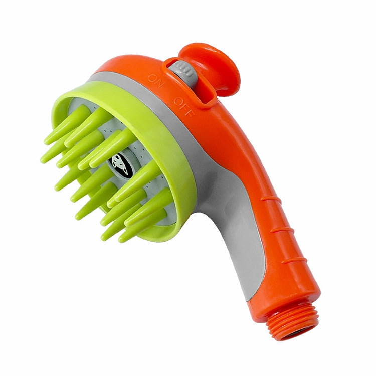 Pet Shower Shower Brush with Non-slip Handle Nozzle