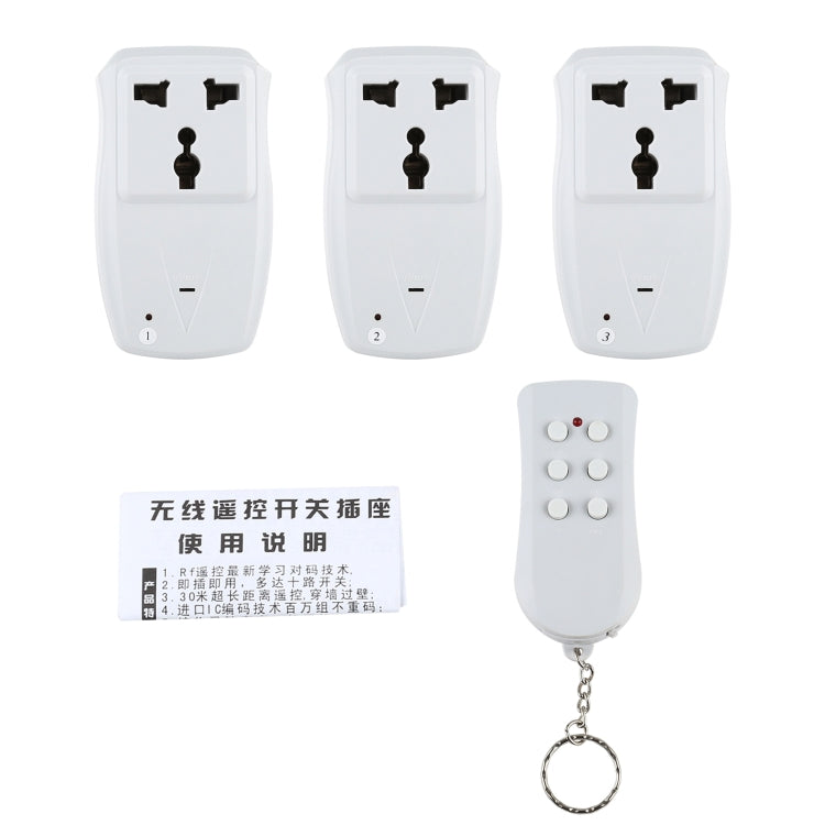 220V Indoor Wireless Smart Remote Control Power Switch, CN Plug