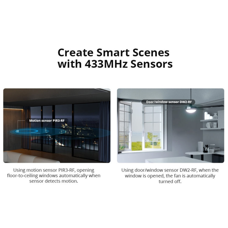 5V USB Sonoff eWelink Gateway Wifi To 433 Wireless RF Signal Remote Control(White)