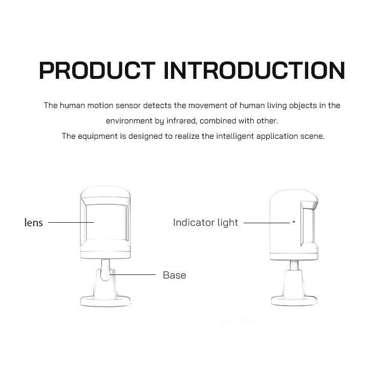 JMX006 Zigbee PIR Human Motion Sensor