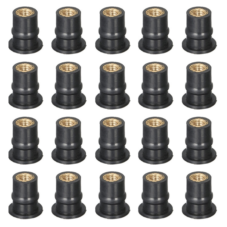 20pcs / 1 Set M5 Universal Motorcycle Windshield Brass Nuts