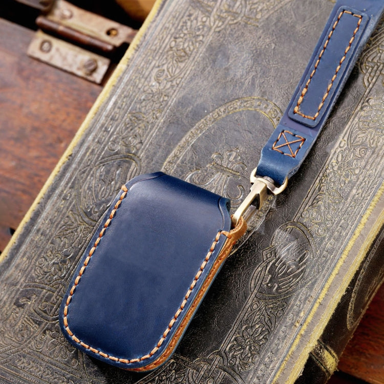 For Kia Sportage R / K5 / K4 / K2 / KX3 Hallmo B Style Car Cowhide Leather Key Protective Cover Key Case