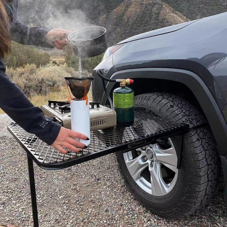 Car Outdoor Camping Tire Folding Portable Metal Dining Table