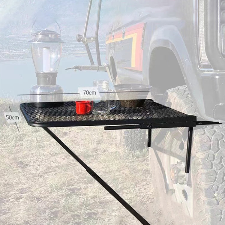 Car Outdoor Camping Tire Folding Portable Metal Dining Table
