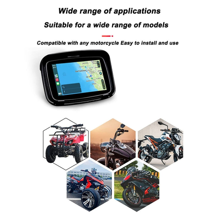 P502M Motorcycles Portable Waterproof 5 inch Wireless Carplay GPS Navigator