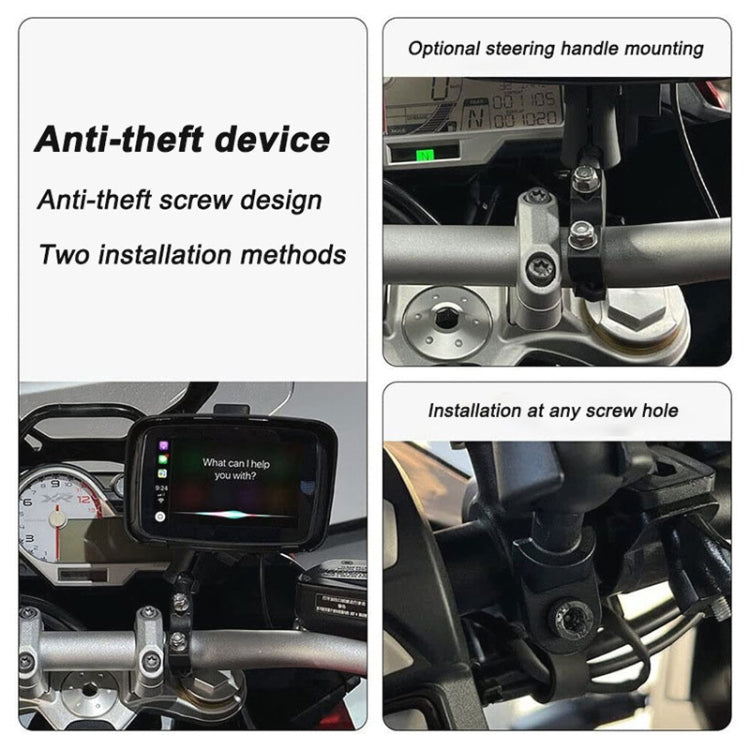 P502M Motorcycles Portable Waterproof 5 inch Wireless Carplay GPS Navigator