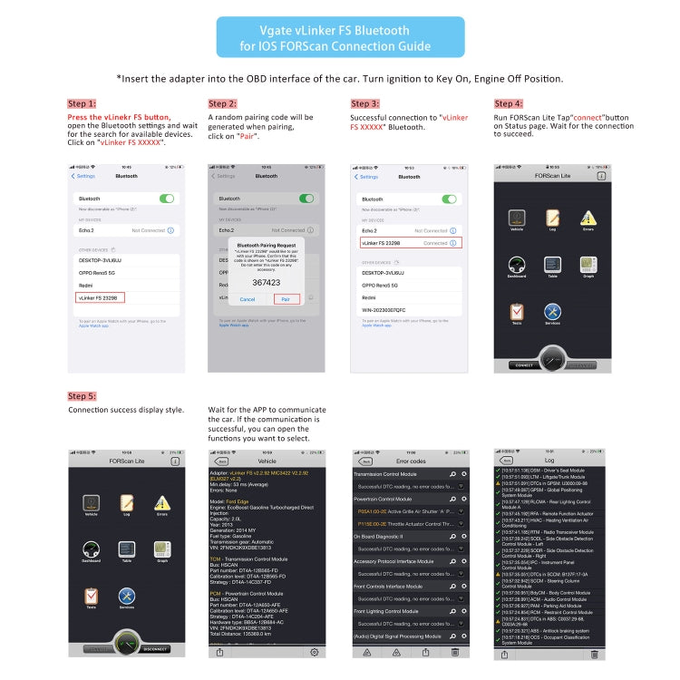 OBD2 Bluetooth Diagnostic Tool