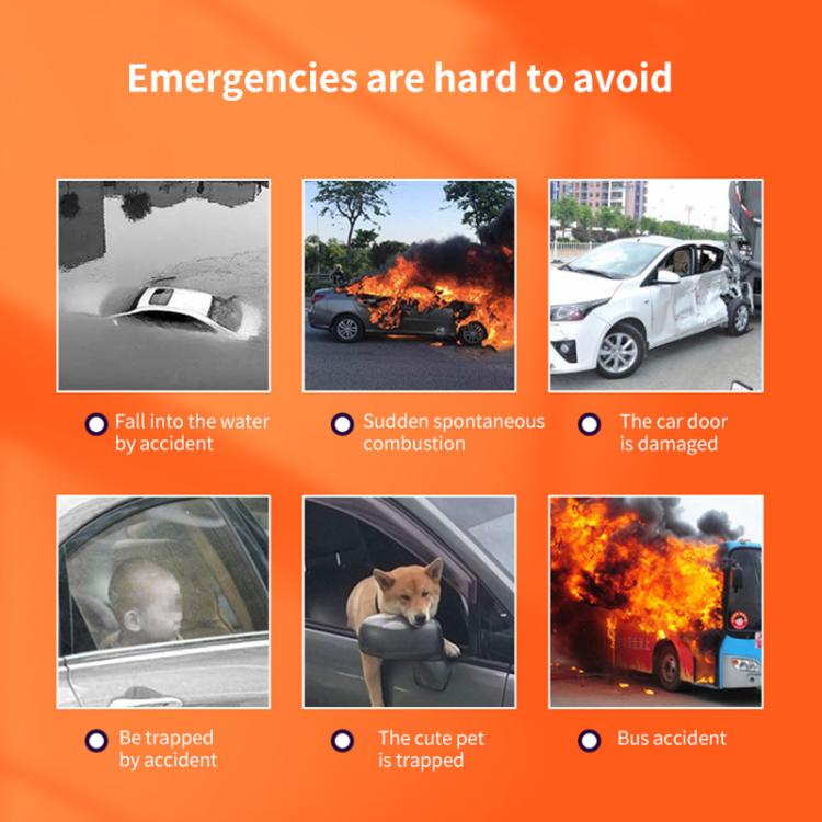 SHUNWEI SD-3502 Car Safety Hammer Emergency Window Breaker & Seat Belt Cutter