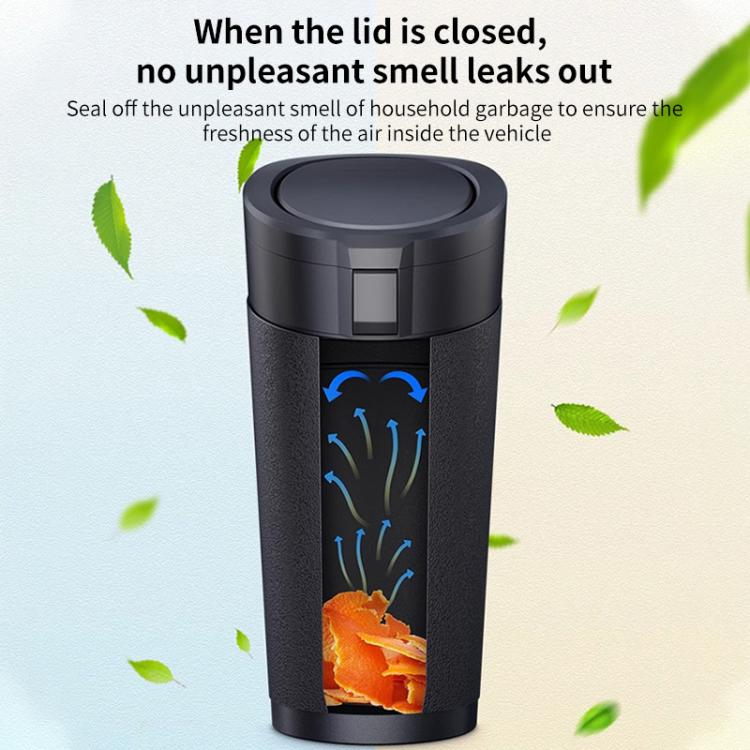 SHUNWEI SD-1612 Car Trash Can Portable Soft Cup-Shaped Waste Bin for Vehicles