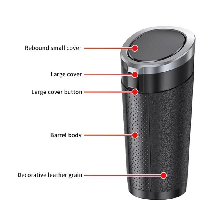 SHUNWEI SD-1612 Car Trash Can Portable Soft Cup-Shaped Waste Bin for Vehicles