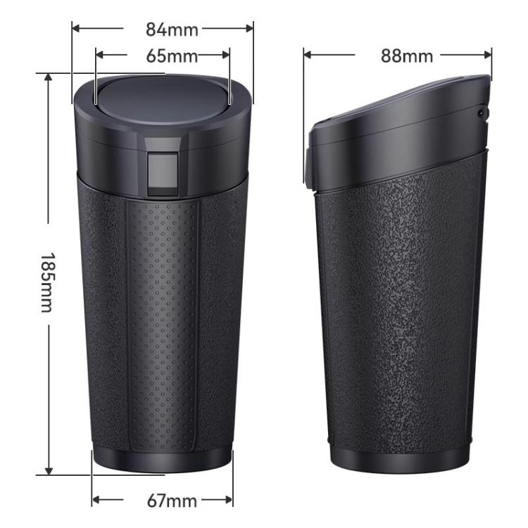 SHUNWEI SD-1612 Car Trash Can Portable Soft Cup-Shaped Waste Bin for Vehicles