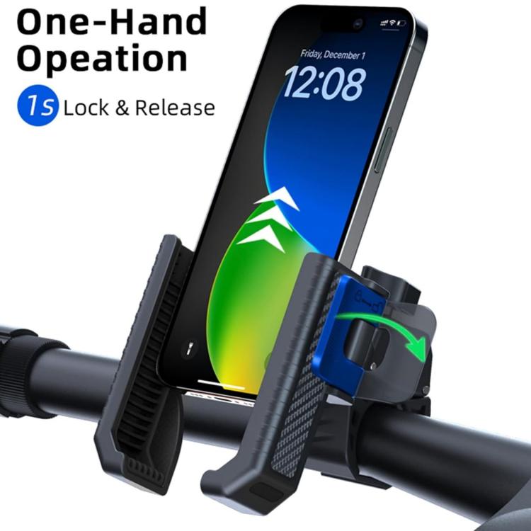 Carbon Fiber Texture Bicycle Non-slip Scooter Phone Holder