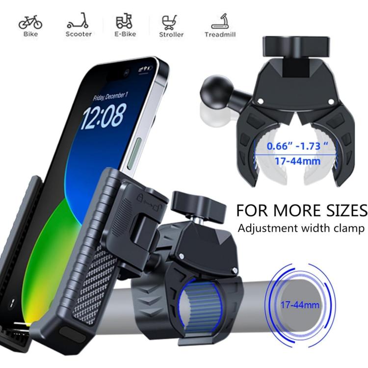 Carbon Fiber Texture Bicycle Non-slip Scooter Phone Holder