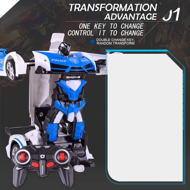1023 4 Channels Remotely Deformed Car Police Model Car Toy Car
