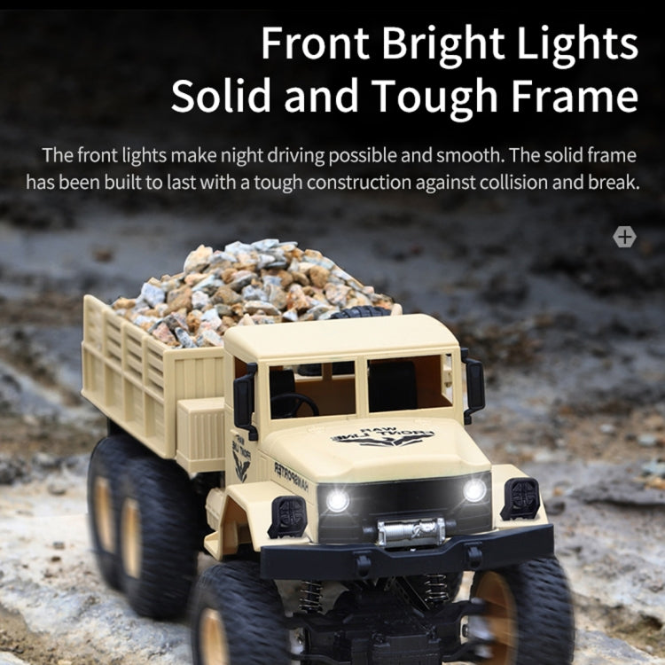 JJR/C 1:18 2.4Ghz 4 Channel Remote Control Dongfeng 8 Six-wheeled Armor Truck Vehicle Toy