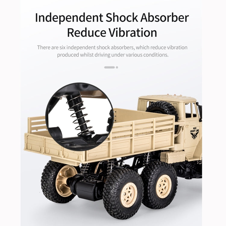 JJR/C 1:18 2.4Ghz 4 Channel Remote Control Dongfeng 8 Six-wheeled Armor Truck Vehicle Toy
