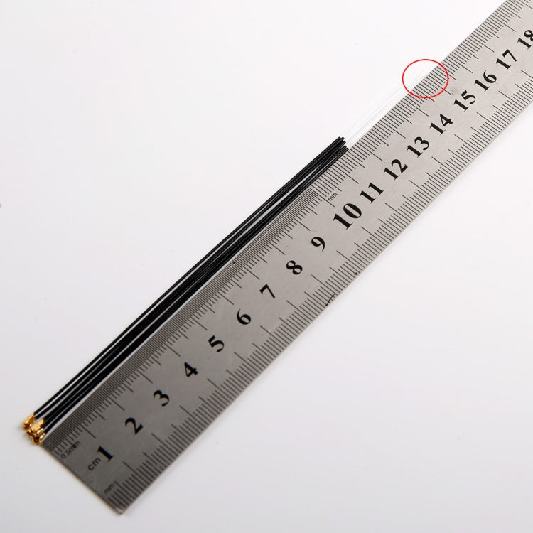 25 PCS iFlight 15cm 2.4G IPEX 4 Port FPV Racing Drone Receiver Antenna Gold Plated Ipex Header For Futaba FlySky Aircraft Receiver Replacement Antenna