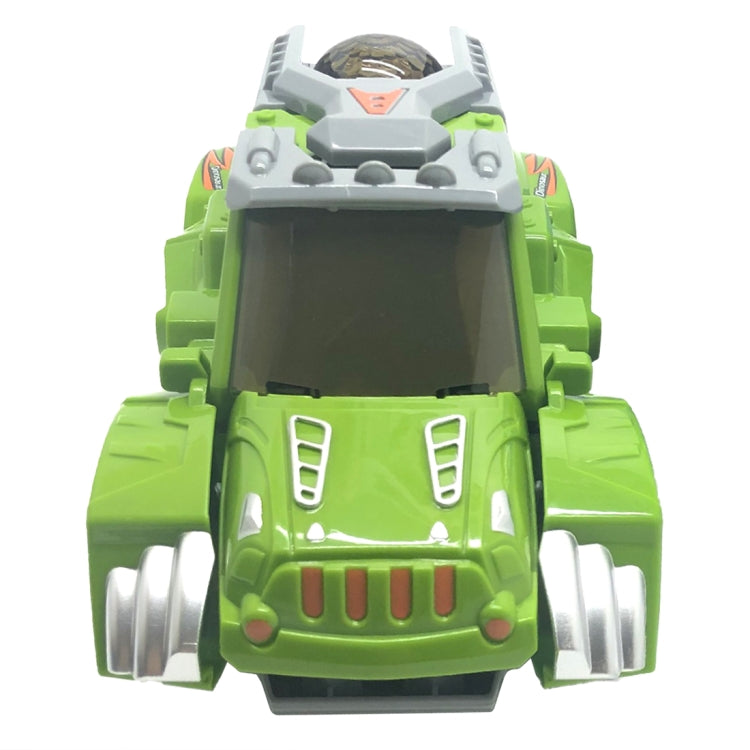 HG-882 Electric Dinosaur Deformation Car Toy Universal Light Music Toy