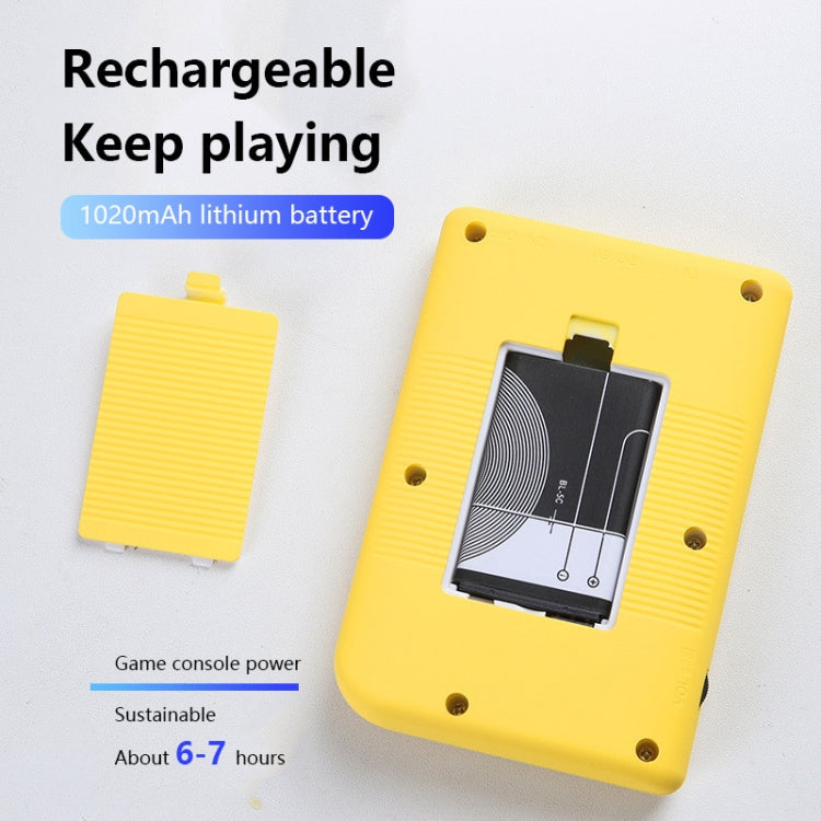 MK800 3.0 inch Macaron Mini Retro Classic Handheld Game Console for Kids Built-in 800 Games, Support AV Output