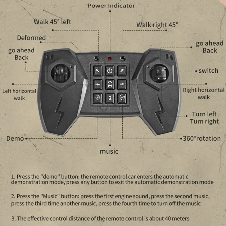 YDJ-D876 Gesture Sensing RC Stunt Car