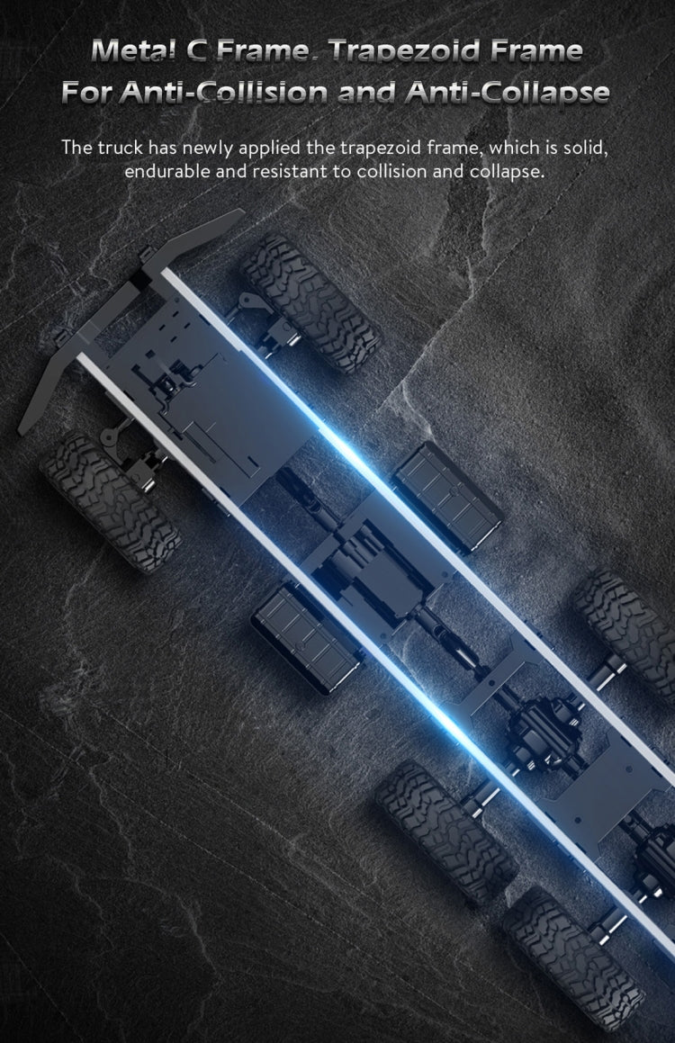 JJR/C Q60 Transporter-1 Full Body 1:16 Mini 2.4GHz RC 6WD Tracked Off-Road Military Truck Car Toy