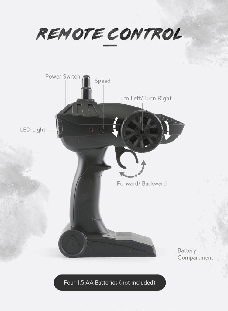 JJR/C Q60 Transporter-1 Full Body 1:16 Mini 2.4GHz RC 6WD Tracked Off-Road Military Truck Car Toy