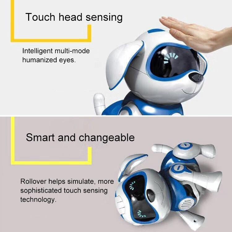 USB Charging Smart Touch Sensing Machine Dog Children Electric Toys, Supports Walking & Gnawing Bones & Lights & Music