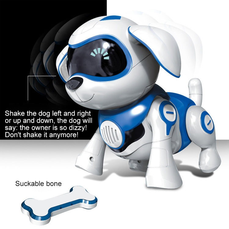 USB Charging Smart Touch Sensing Machine Dog Children Electric Toys, Supports Walking & Gnawing Bones & Lights & Music