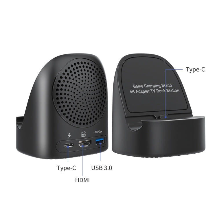 Game Charging Stand 4K Adapter TV Dock Station