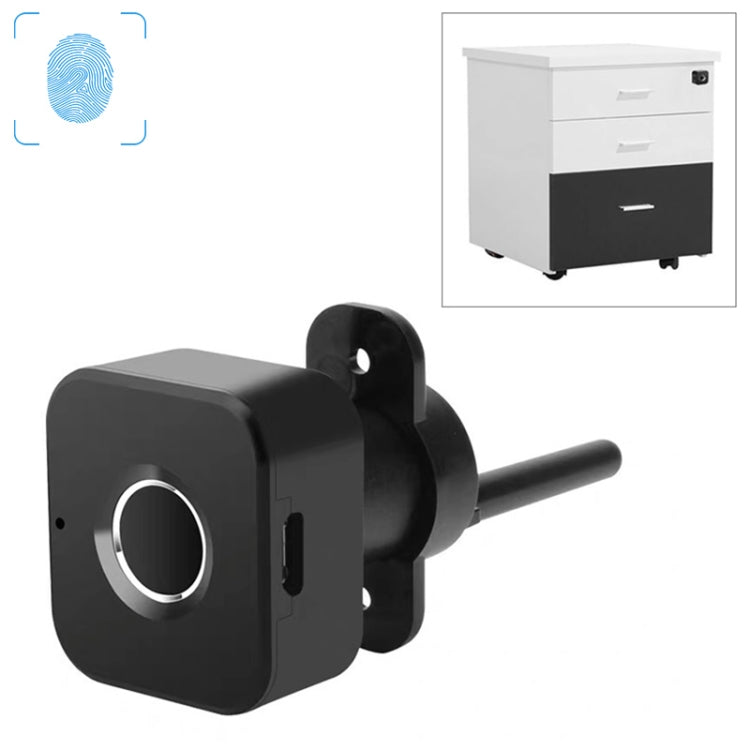 BP01-B Micro USB Charging Triple Drawer Right Hand Unlocking Smart Semiconductor Fingerprint Lock