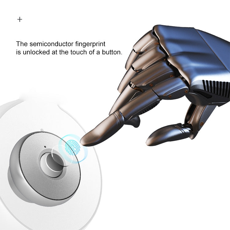 T5 Flower Version Aluminum Alloy Panel Fingerprint Drawer Lock