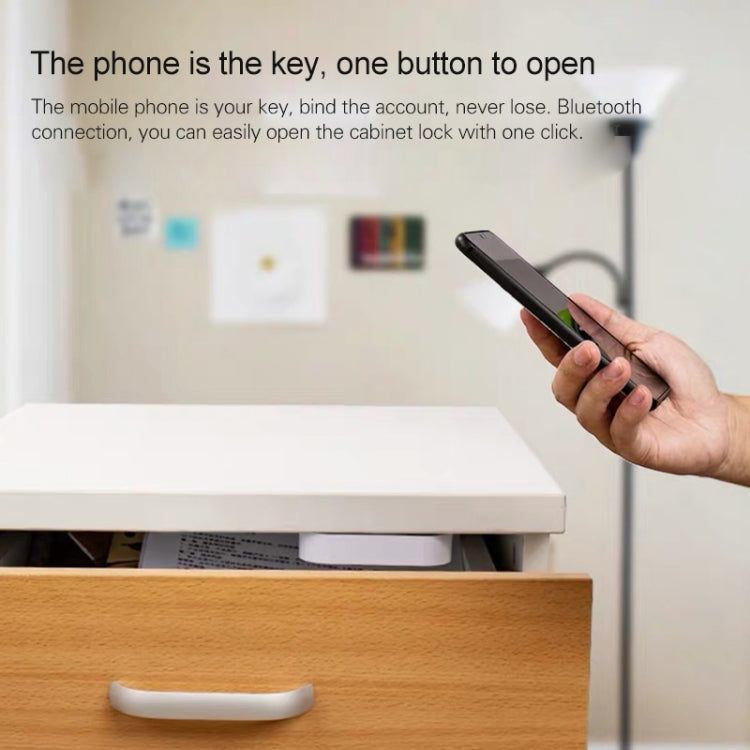T1 APP Smart Drawer Lock Invisible Lock, Only Supports Remote Authorization to Unlock