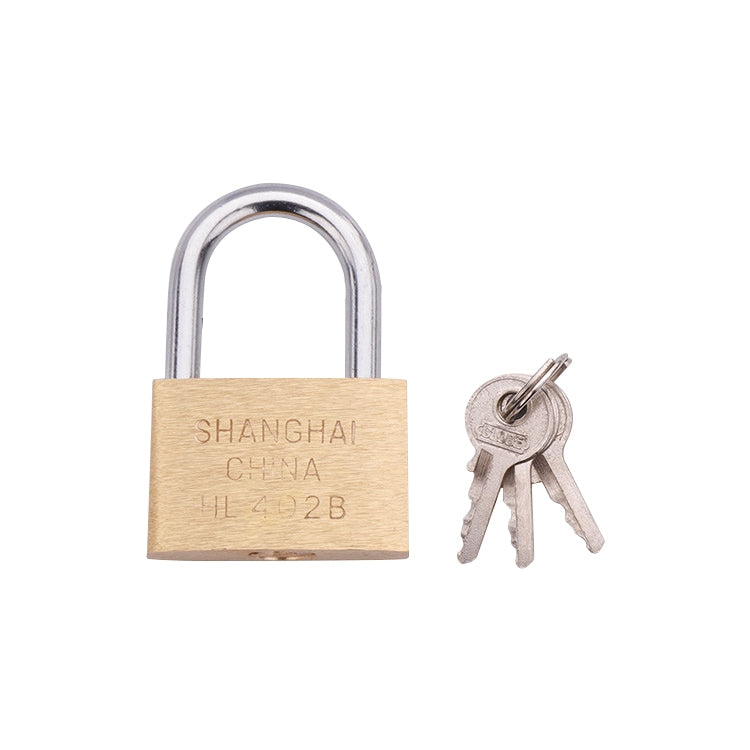 Copper Padlock Small Lock, Style: Short Lock Beam, 25mm Open