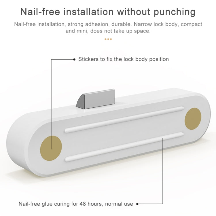 Original Xiaomi Youpin YEELOCK Smart Drawer Cabinet Lock Switch, US Plug