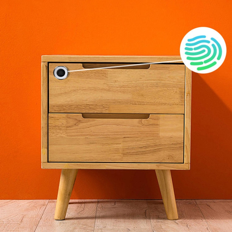 T23F Micro USB Charging Zinc Alloy Smart Triple Linkage Open Fingerprint Drawer Lock File Cabinet Lock