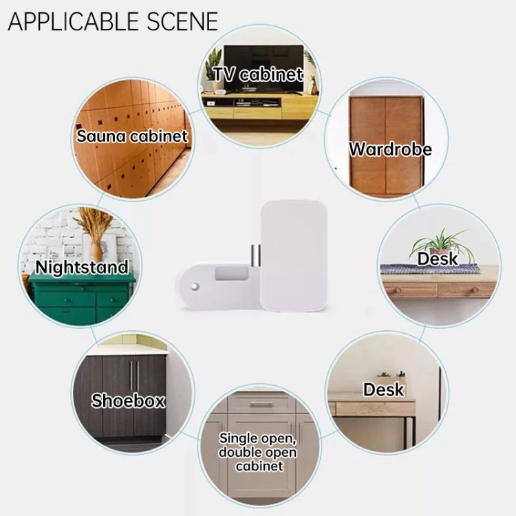 T1 Bluetooth + Tuya APP Smart Drawer Lock Invisible Lock, Support Remote Control Unlocking