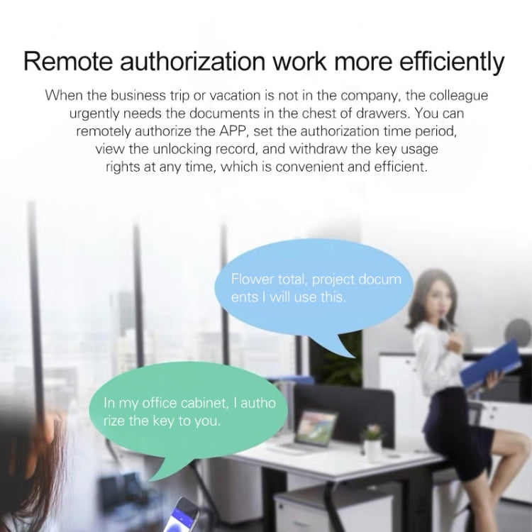 T1 Bluetooth + Tuya APP Smart Drawer Lock Invisible Lock, Support Remote Control Unlocking