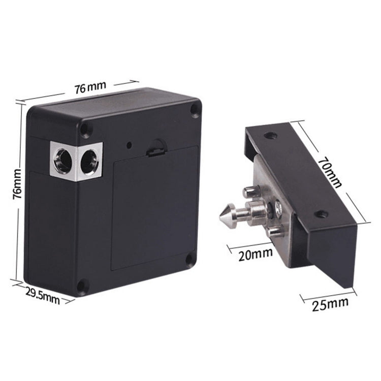 T8+ Non-opening Drawer Lock APP + IC Card Invisible Universal Cabinet Lock