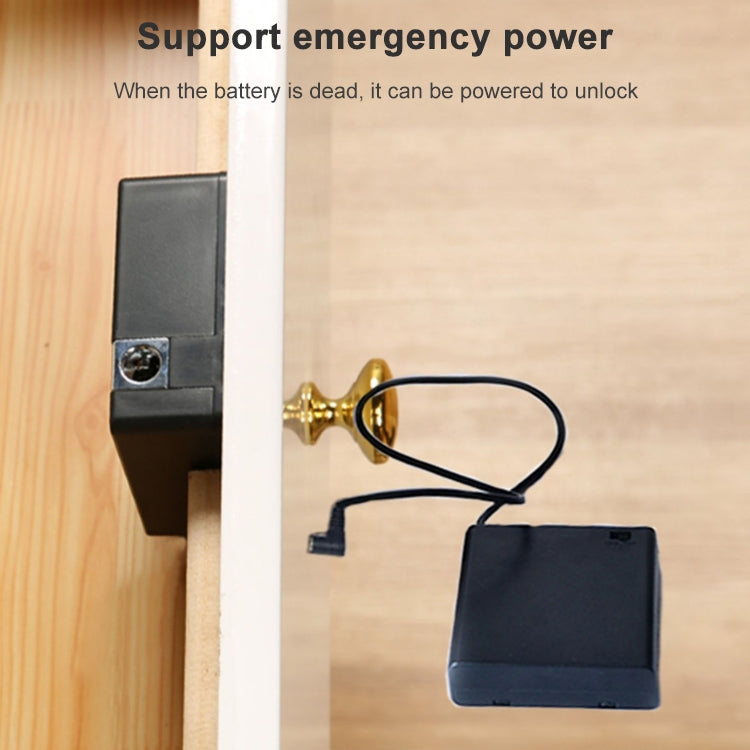 T8+ Non-opening Drawer Lock APP + IC Card Invisible Universal Cabinet Lock