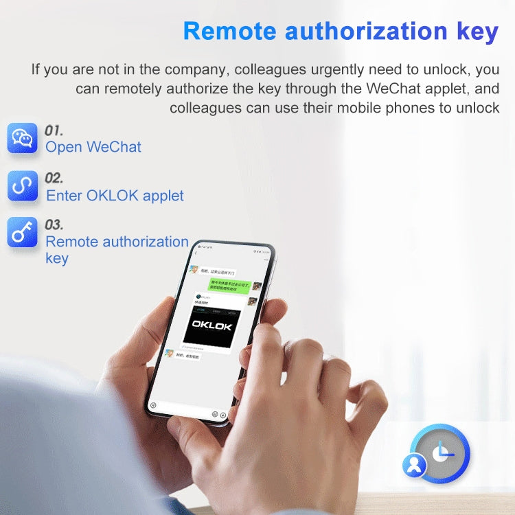 T22FB Micro USB Charging Zinc Alloy Smart Fingerprint + Bluetooth Drawer Bilateral Open Lock File Cabinet Lock