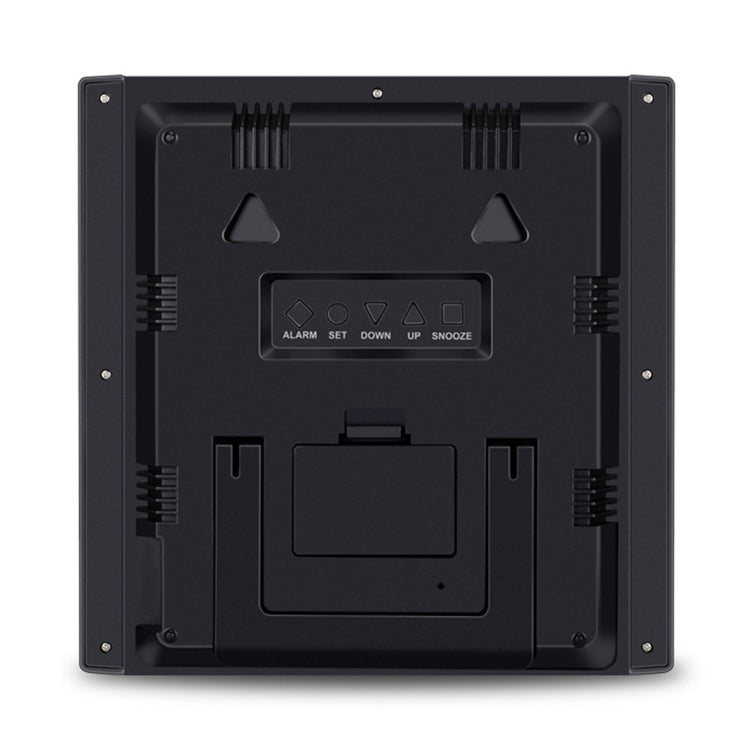 TS-8608 Multifunction Large Screen Clock Household Creative Thermometer Hygrometer