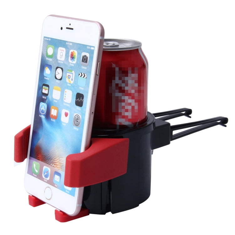 SHUNWEI SD-1027 Car Auto Multi-functional ABS Air Vent Drink Holder Bottle Cup Holder Phone Holder Mobile Mount