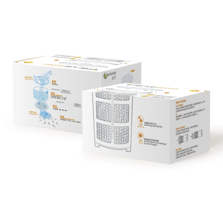 XPower M8 Car Air Purifier Filter + Filter Element for XPower X8 Nano Air Purifier